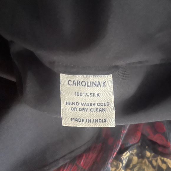 Carolina K off the shoulder Long Dress Size Small - Picture 8 of 8